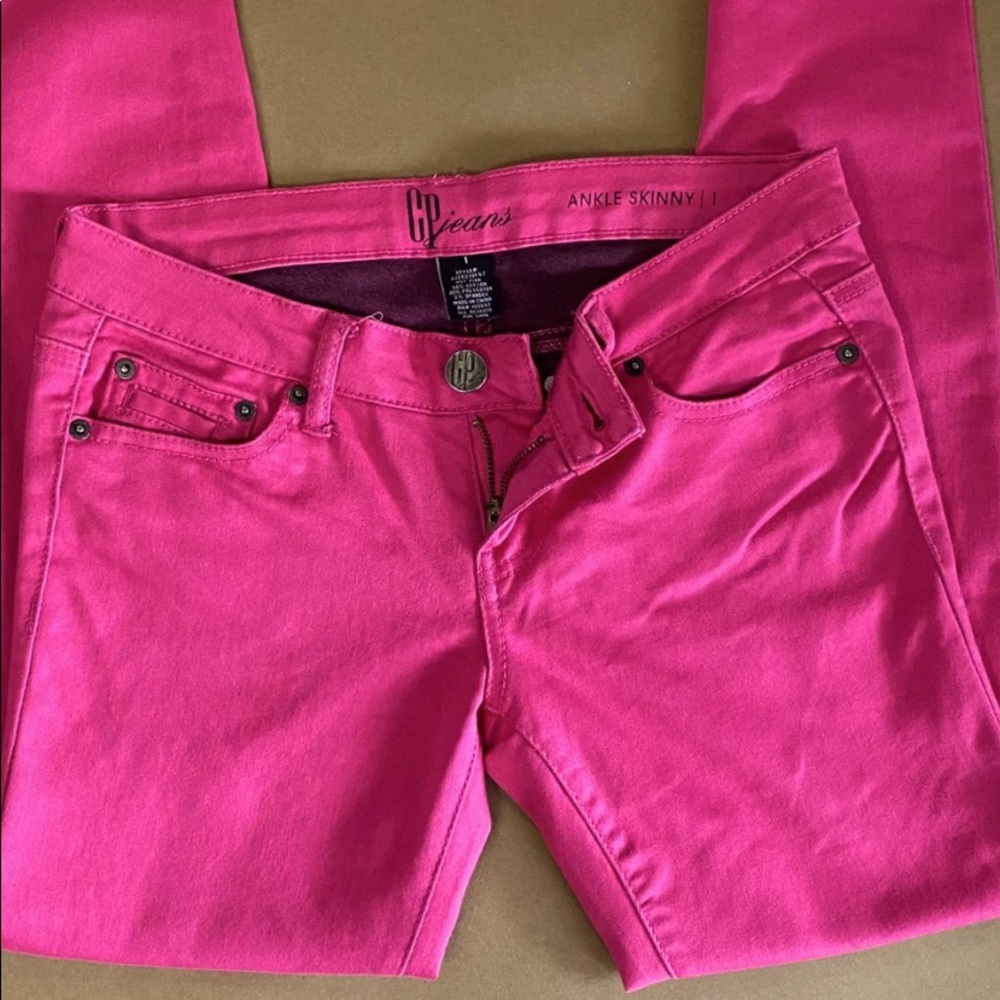Hot pink pants